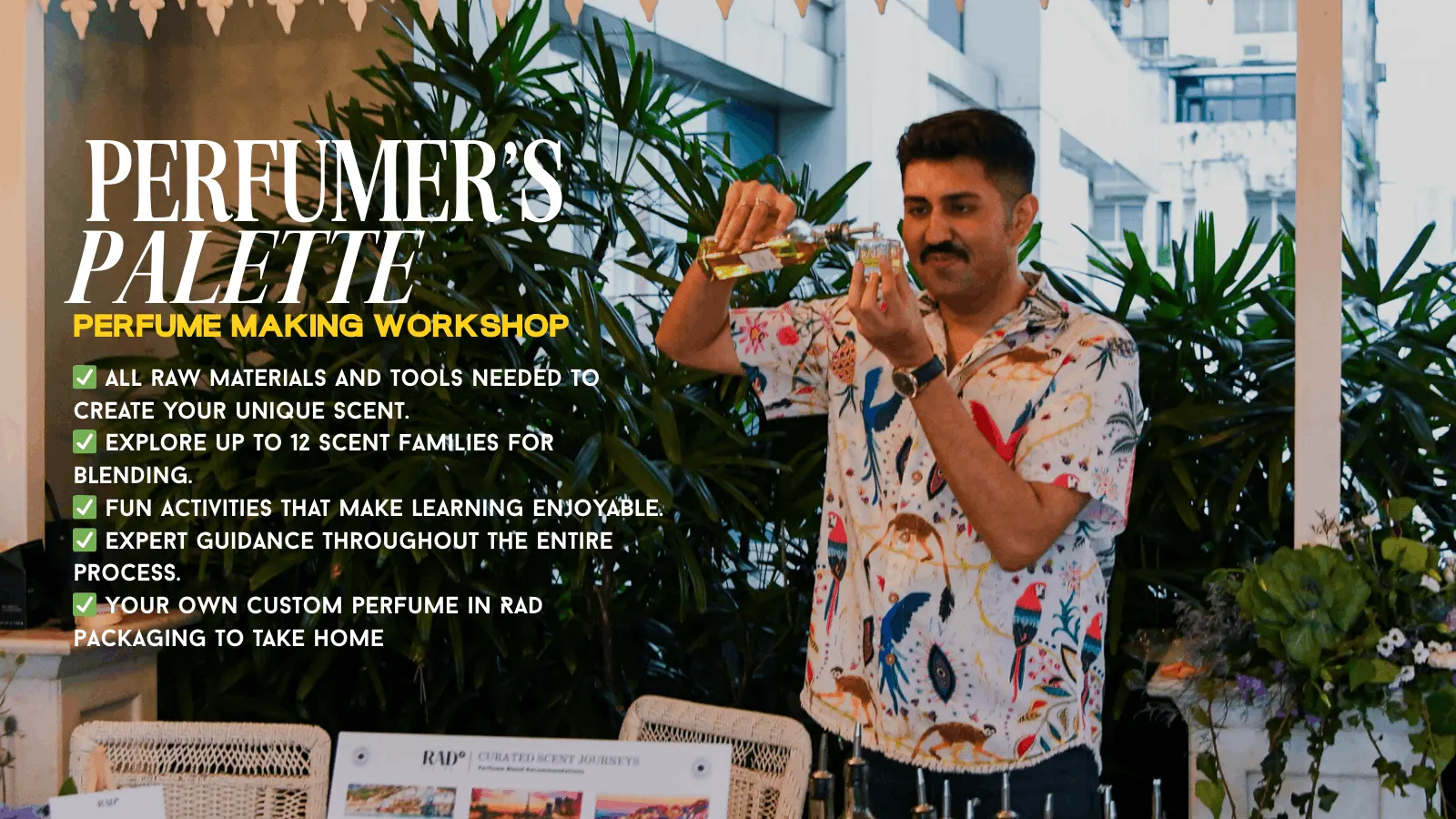 Perfumer's Palette - Perfume Making Workshop