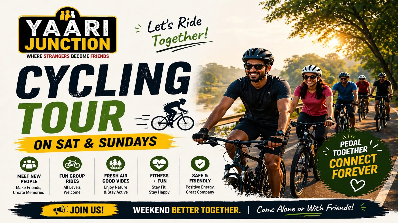 Yaari Junction Van Vihar Stranger Cycle Ride