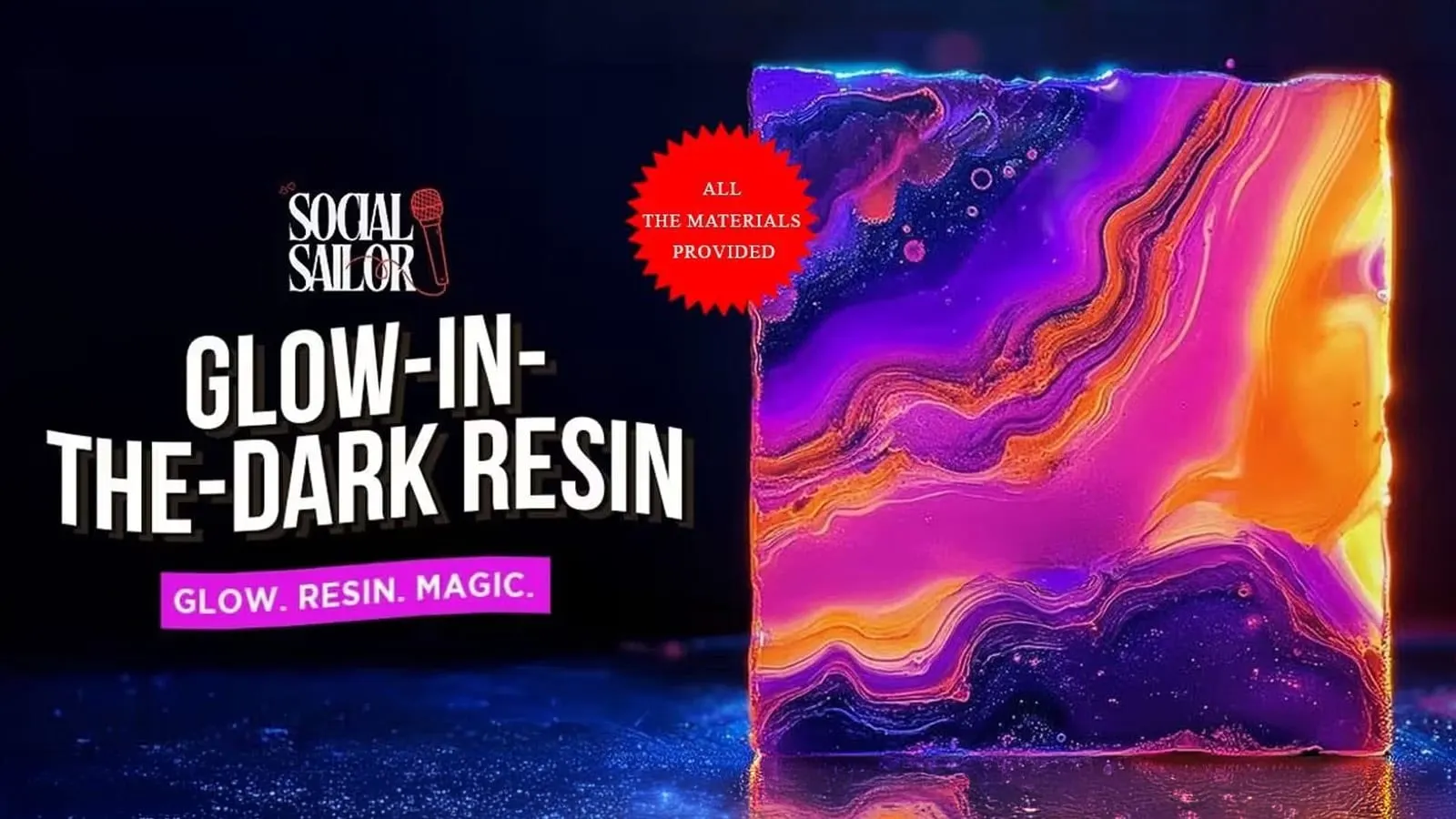 Resin Glow Art Date - Chandigarh