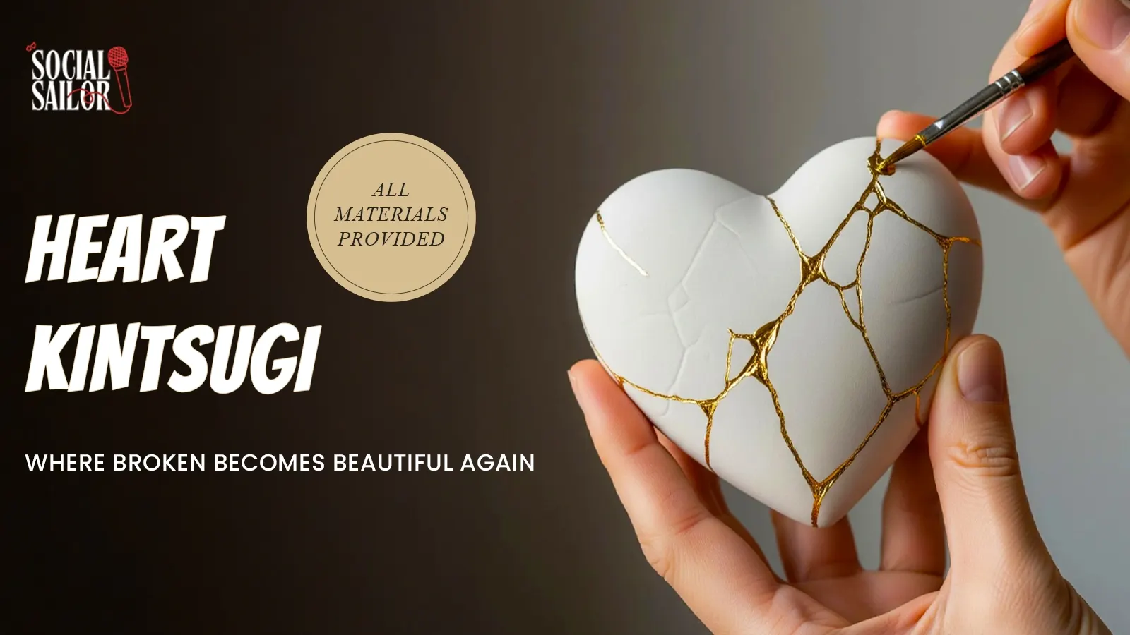 Heart Kintsugi Workshop - Chandigarh