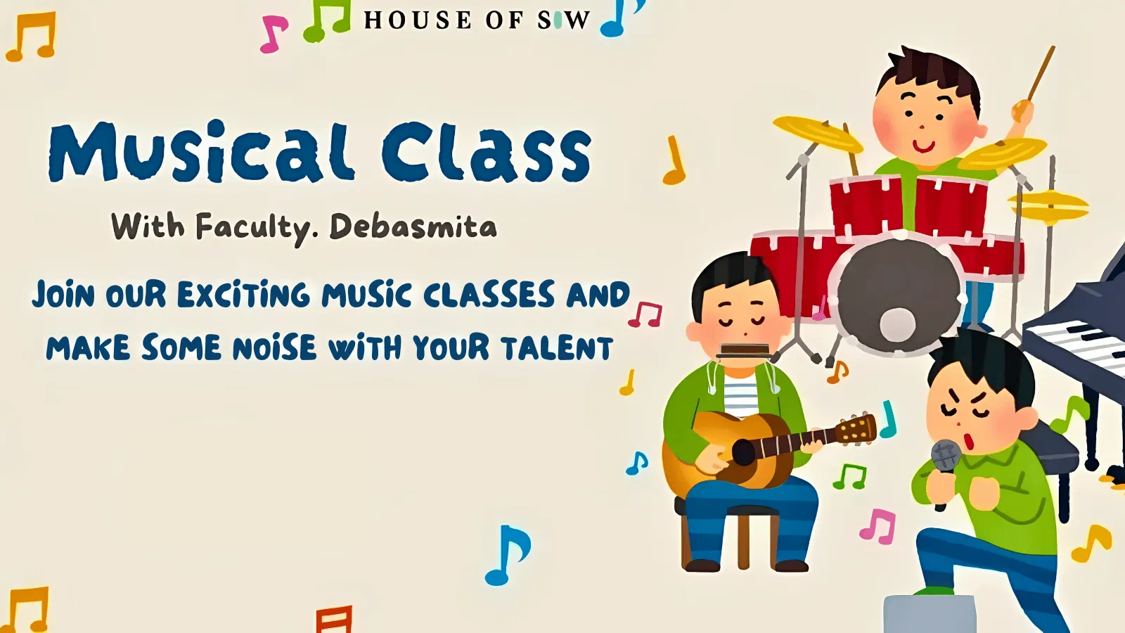 Music Workshop for Kids | House Of Sow