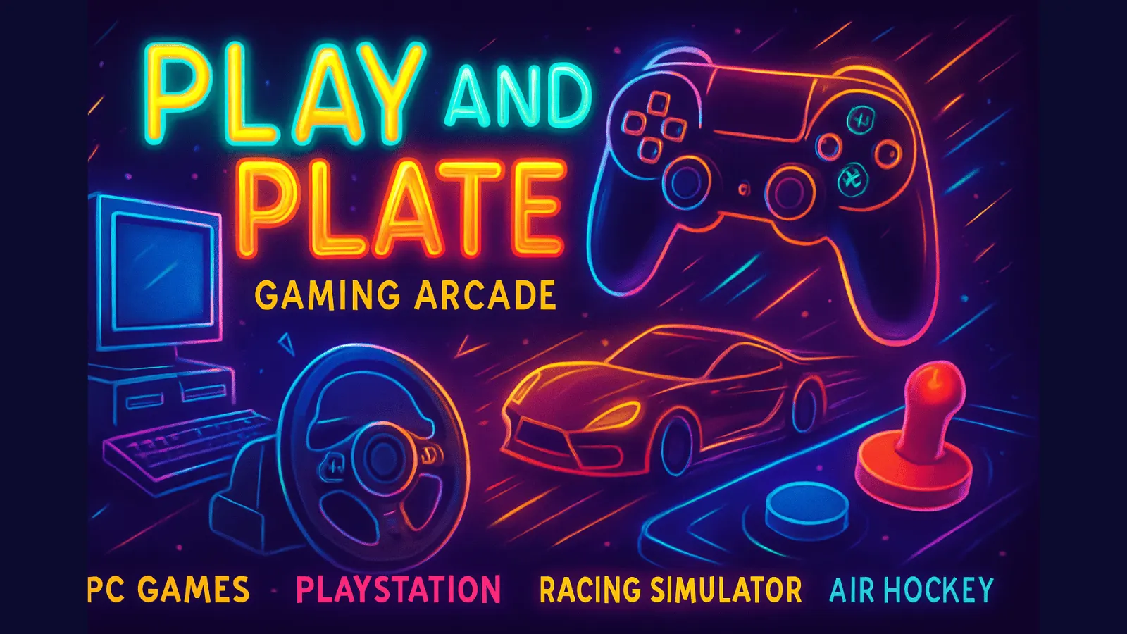 Play and Plate - Gaming Arena