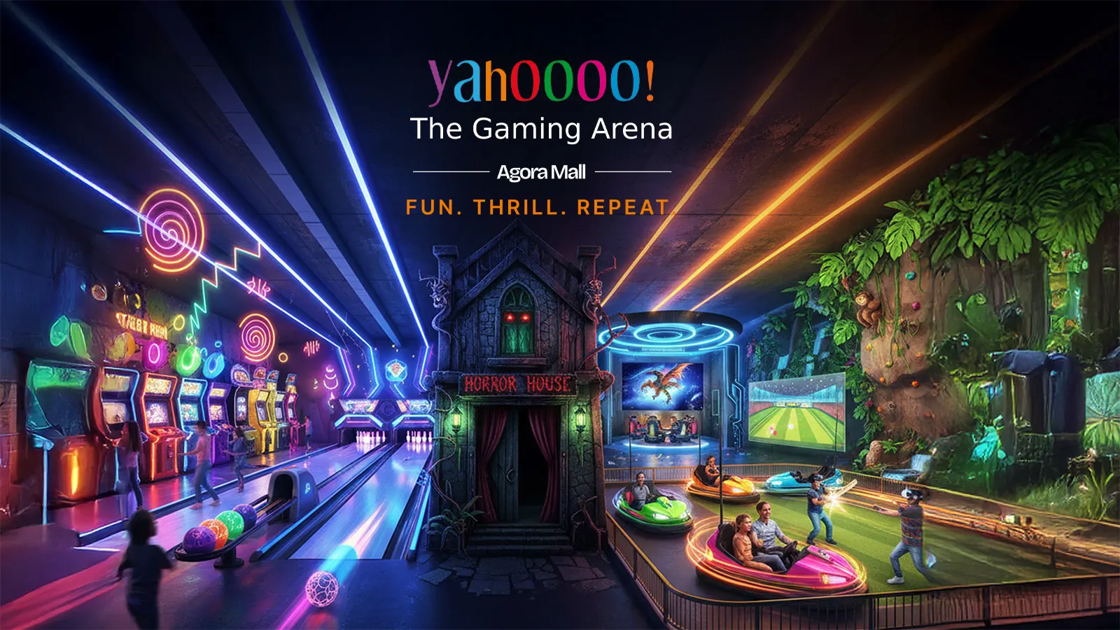 Yahoooo Gaming Arena | Bowling & Arcade | Shree Balaji Agora Mall