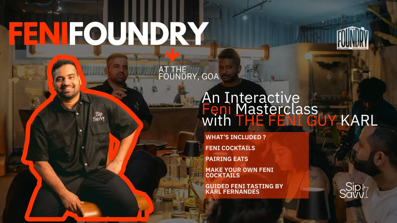 Feni Masterclass with Feni Guy Karl | Feni at The Foundry