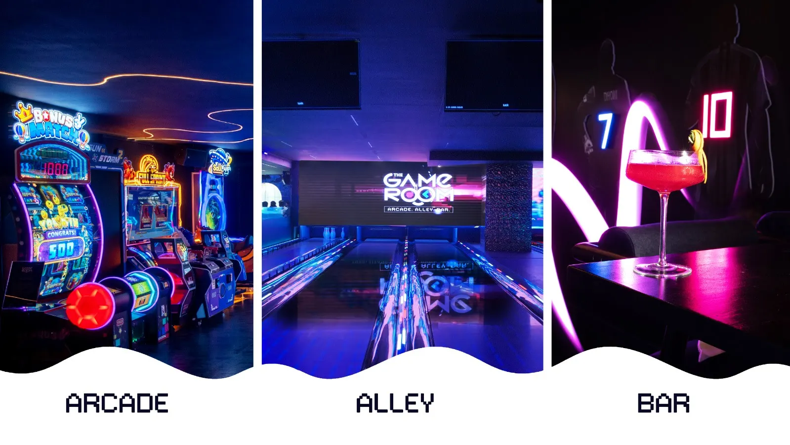 The Game Room | Arcade. Alley. Bar | Jubilee Hills