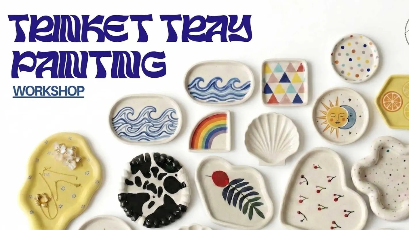 Freestyle Trinket Tray Painting with Studio Novera