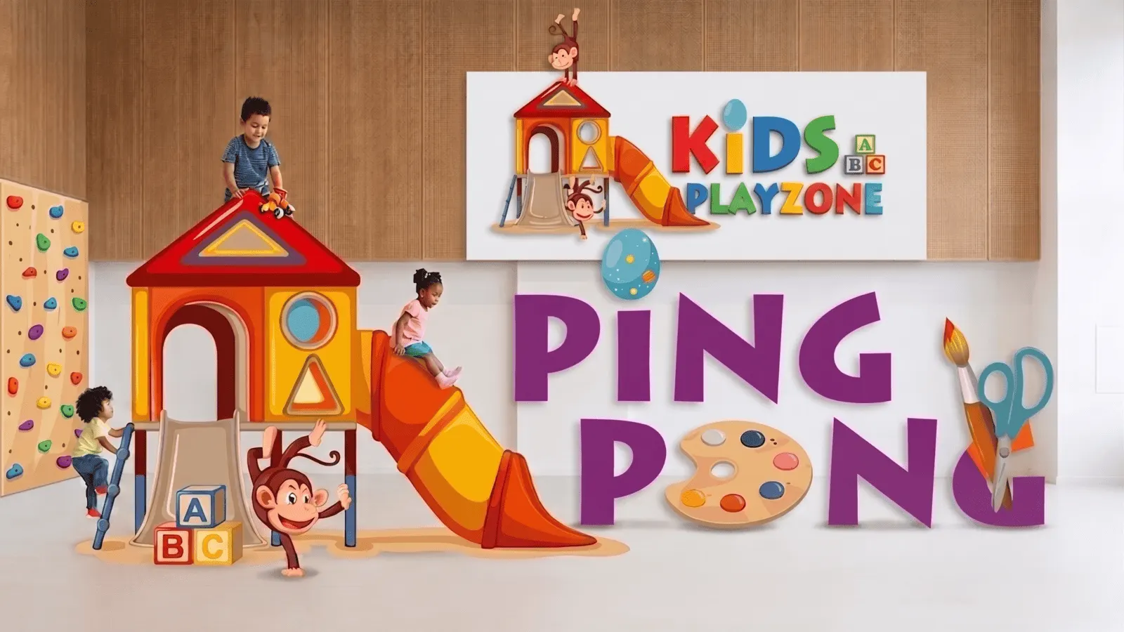 Ping Pong Playzone and Art Cafe | Kids Funtime 