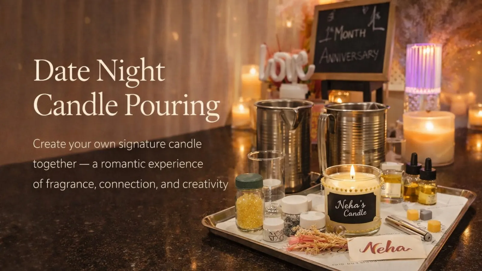 Date Night Candle Pouring
