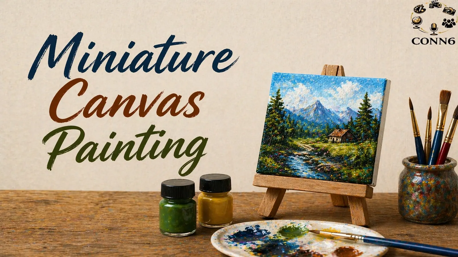 Mini Canvas Painting