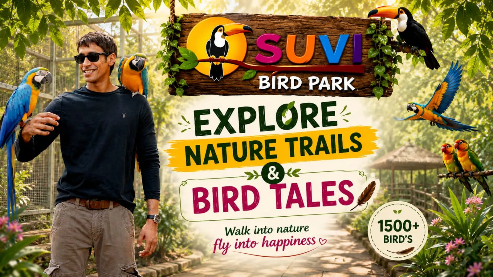 Wings and Wonders at Suvi Bird Park 