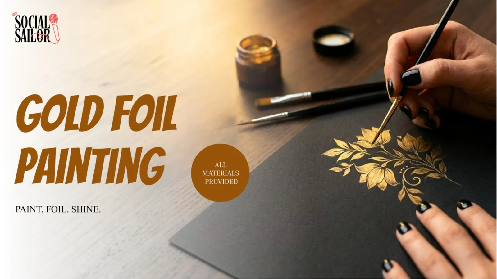 Gold Foil Art Date - Chandigarh