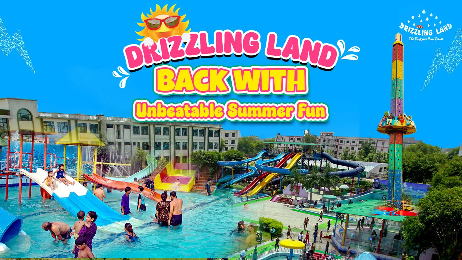 Drizzling Land Water & Amusement Park | Ghaziabad