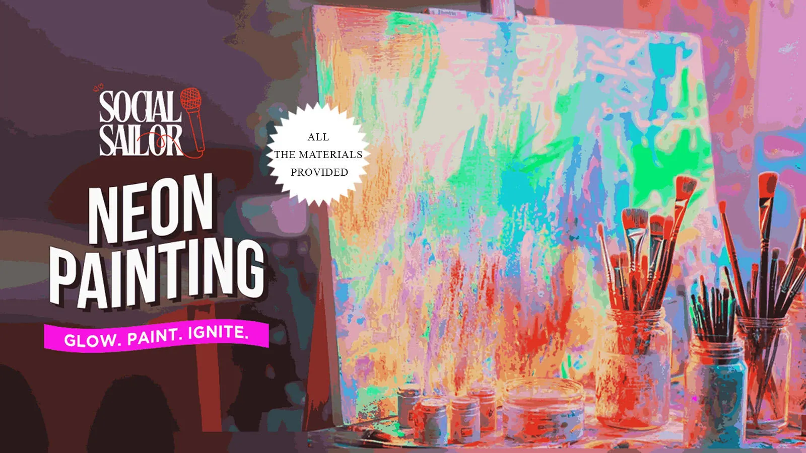 Neon Painting Date - Chandigarh