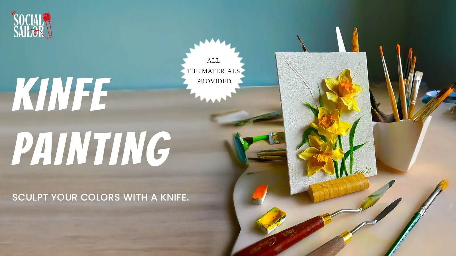 Knife Painting Art - Cochin