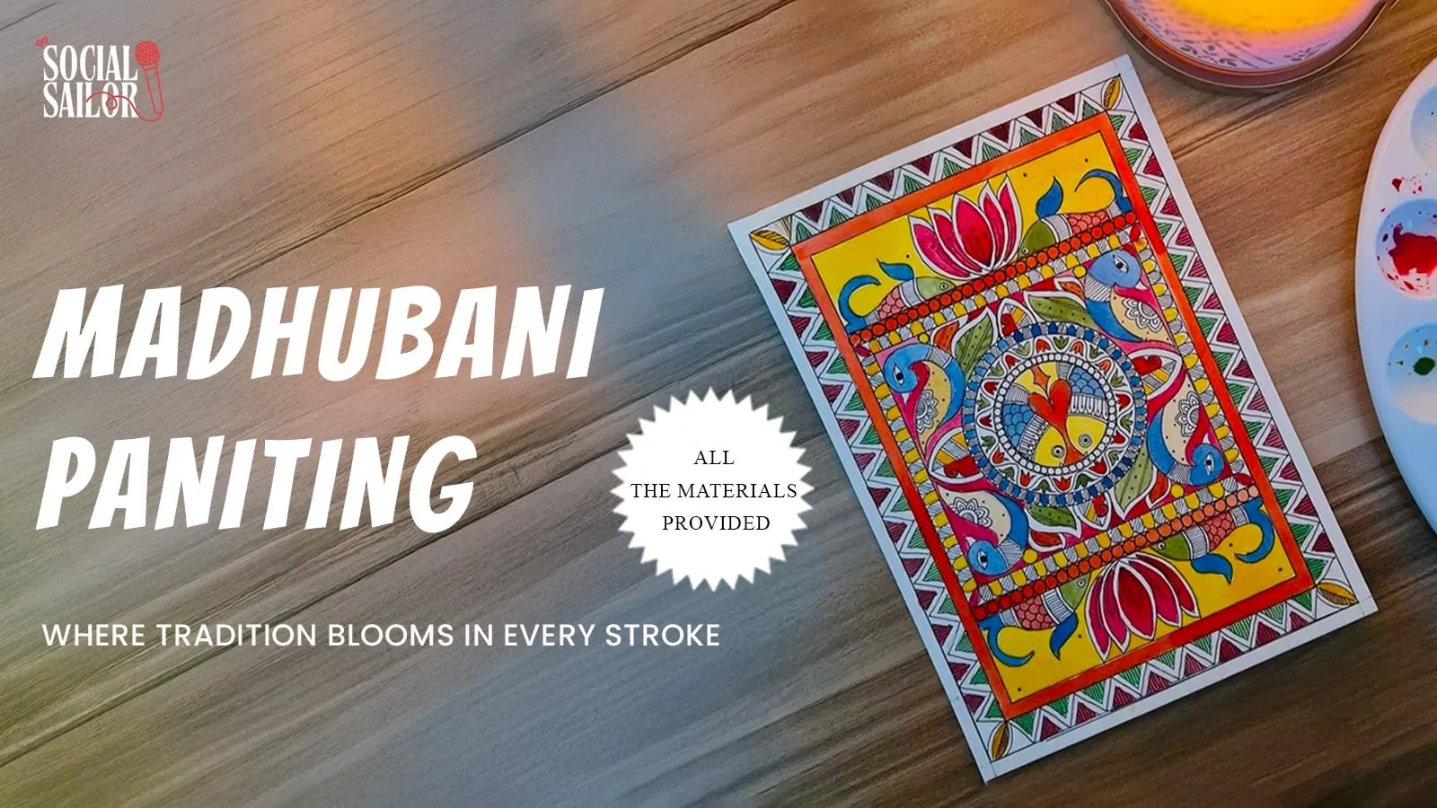 Madhubani Painting Art Date - Chandigarh