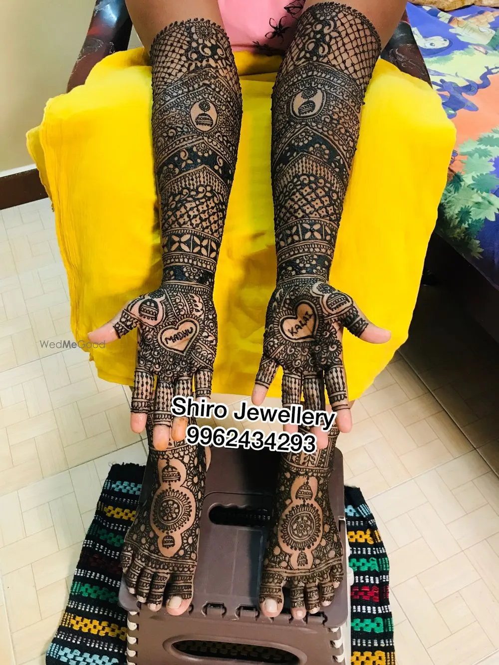 Shiro Mehndi And Jewellery