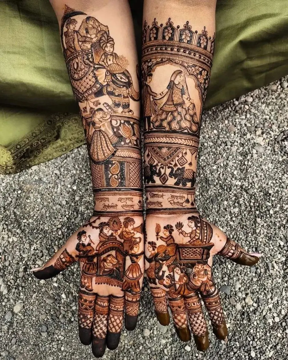 Krishna Mehandi Art