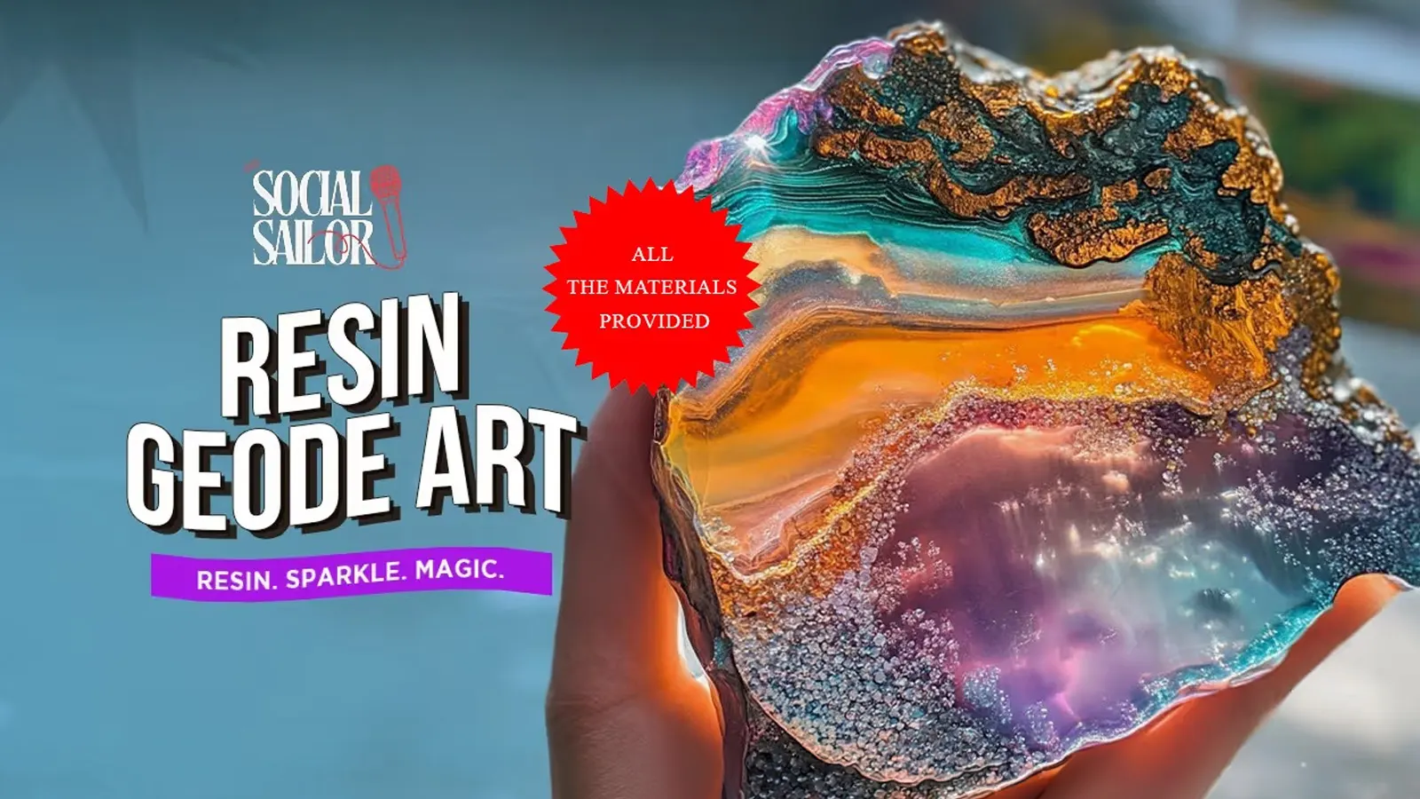 Resin Geode Art Date - Delhi NCR 