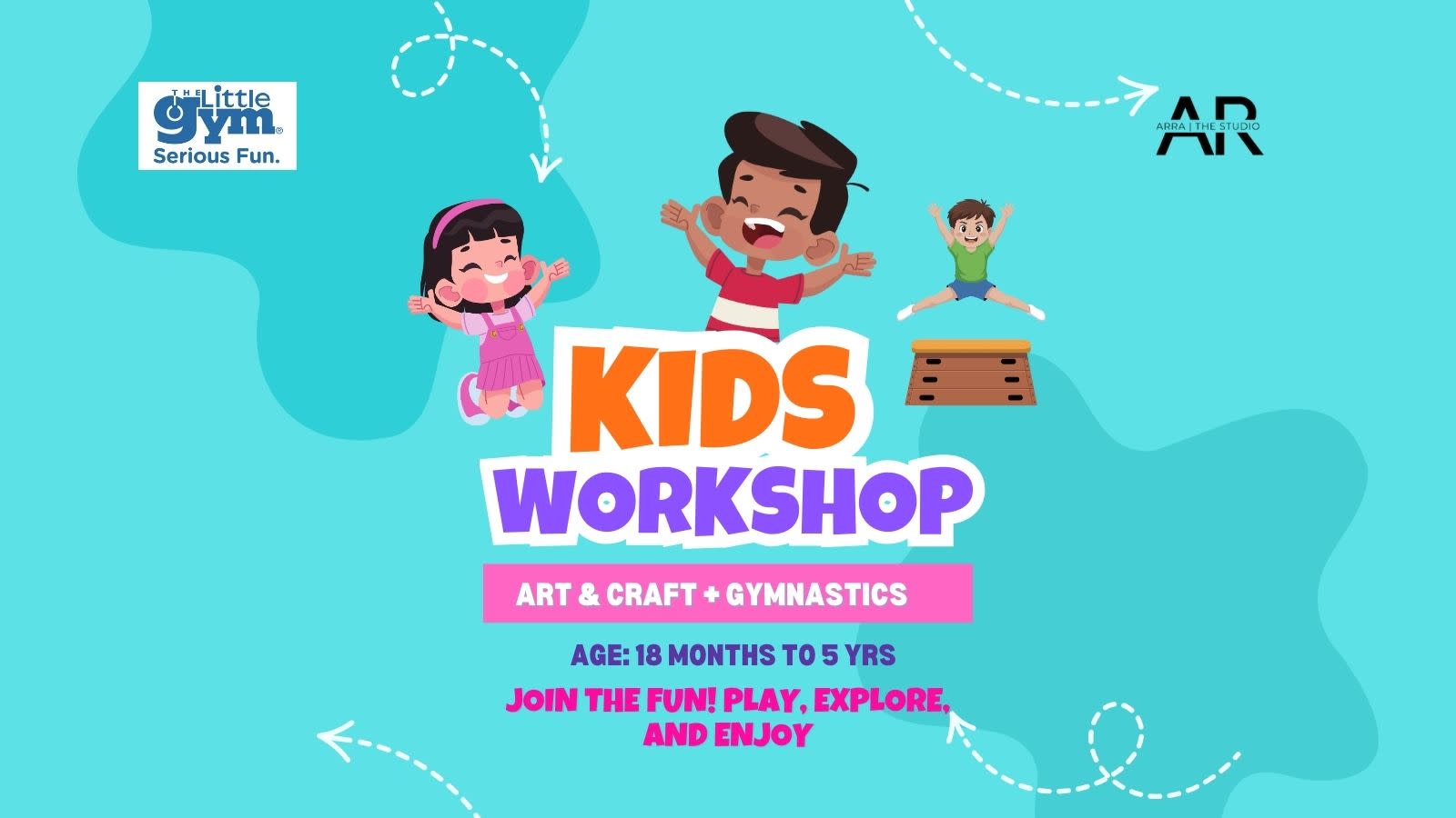 Kids Workshop: Art, Craft & Gymnastics Fun