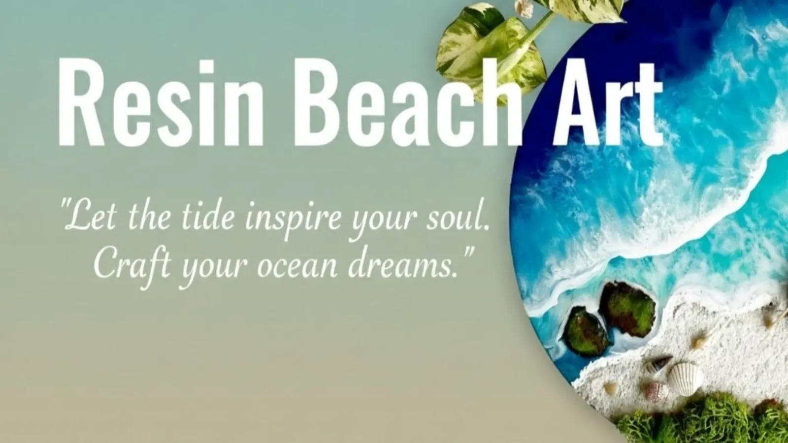 Resin Beach Art