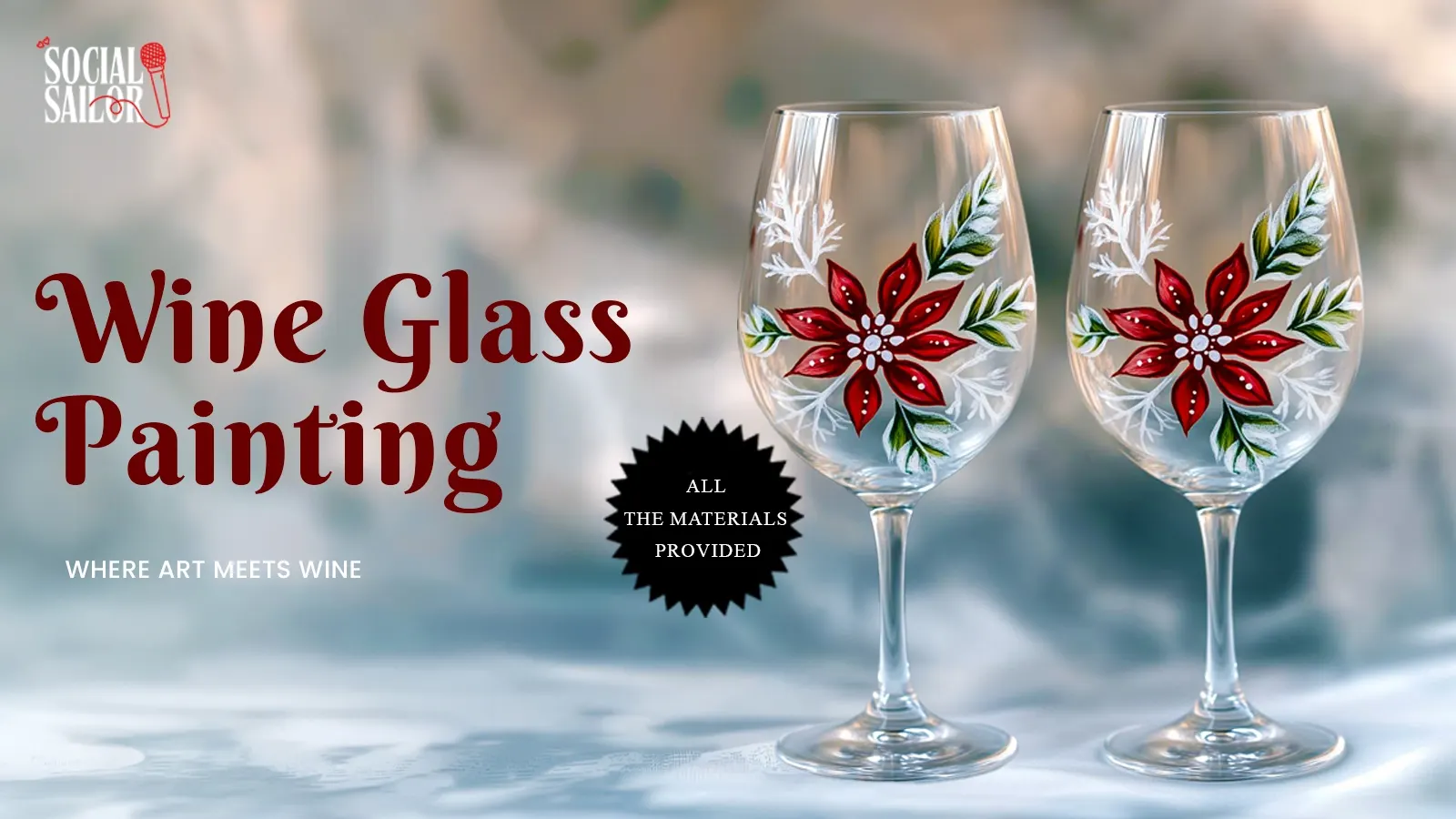 Wine Glass Painting - Pune